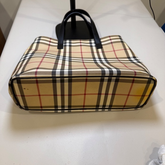 Burberry Nova Check Coated Canvas Satchel - Picture 4 of 11